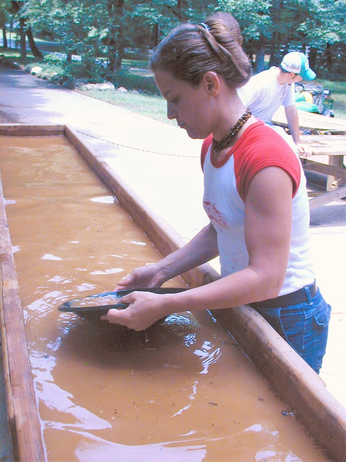 Drew Arrowood -- Taken at Reed Gold Mine, 2005.  Miner is Healy Jones Widenhouse.